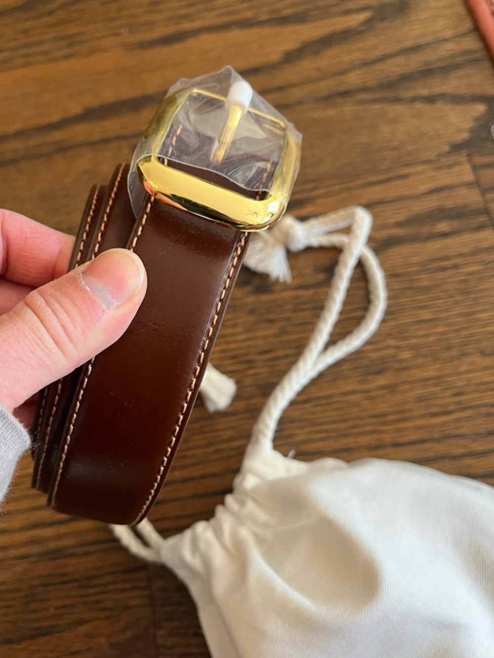 Aureum Leather Belt NWT - Picture 6 of 7